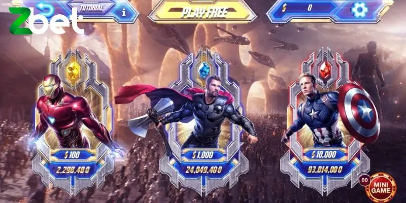 Giới thiệu đôi nét về tựa game nổ hũ Avengers
