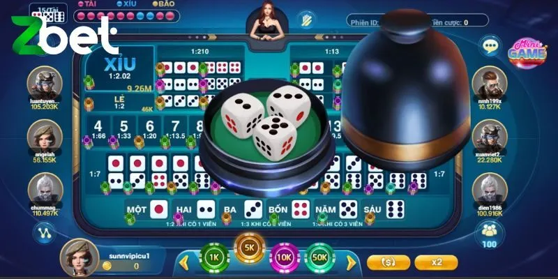 Hướng dẫn chơi lắc xí ngầu online